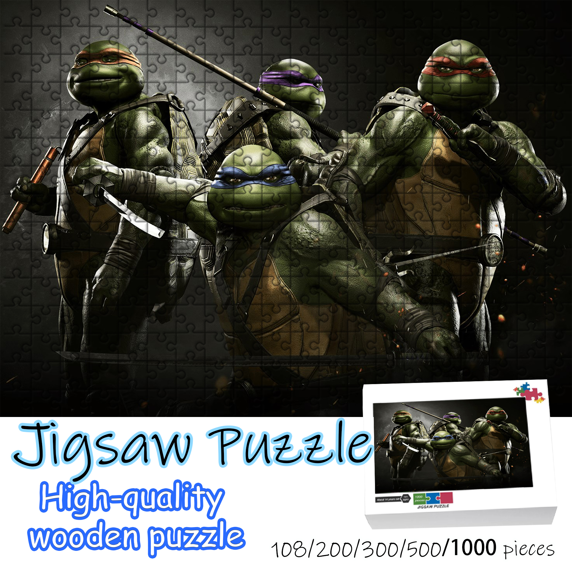 Woodworking Jigsaw - Teenage Mutant Ninja Turtles Jigsaw Puzzle