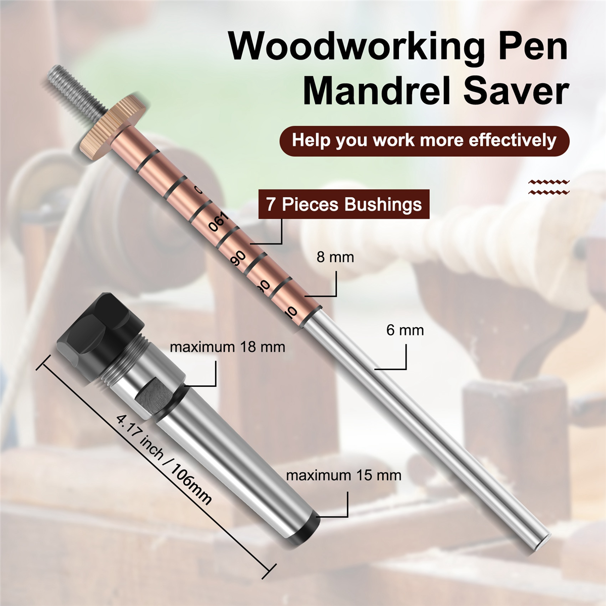 Woodworking Kit - A06K Pen Making Kit Pen Shaft
