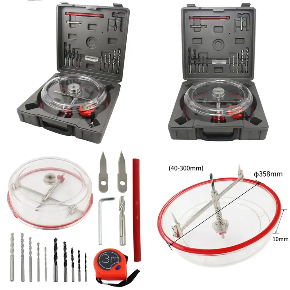 Woodworking Kit - Adjustable Hole Saw Cutter Drill Bit
