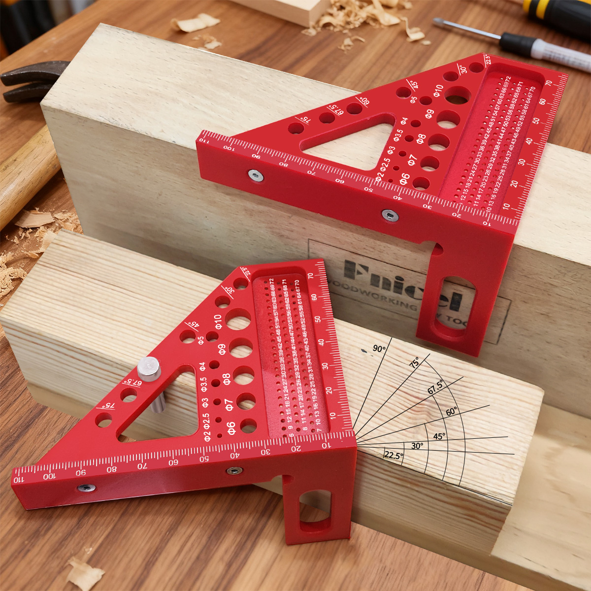 Woodworking For Engineers - 1pc 3D Multi-Angle, Precision Combination Tool