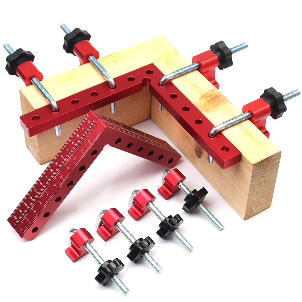Woodworking Right Angle Clamp - 120/140mm Right Angle Fixing Clip 90
