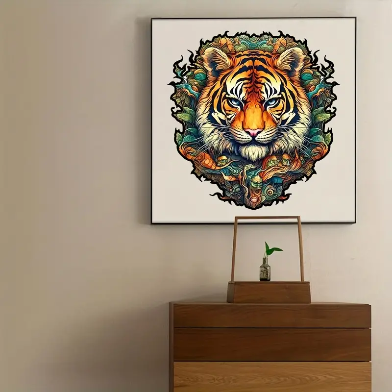 Tiger Wooden Jigsaw Puzzle, Un - огляд і ціна Woodworking Jigsaw