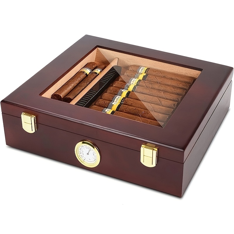 Retro Cedar Wood Cigar Box Cig - огляд і ціна Wood Woodworking