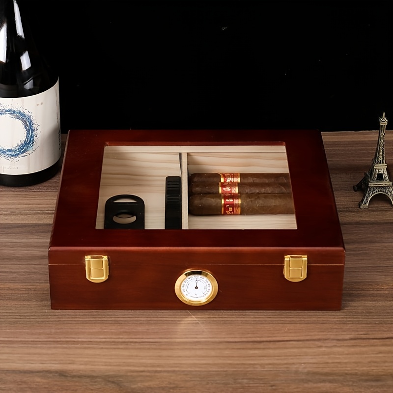 Retro Cedar Wood Cigar Box Cig - огляд і ціна Wood Woodworking