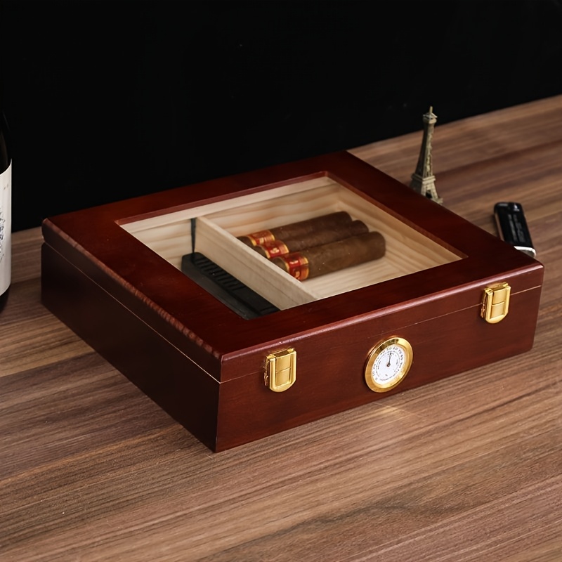 Retro Cedar Wood Cigar Box Cig - огляд і ціна Wood Woodworking