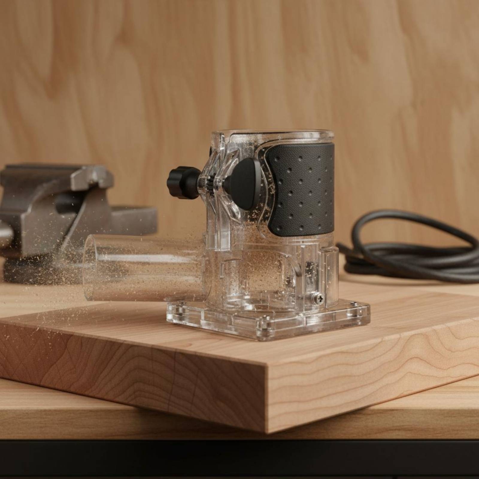 Transparent Router Dust Hood T - огляд і ціна Woodworking And Carpentry