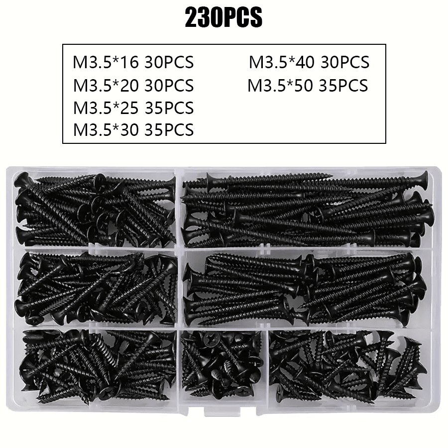 105/230pcs Box Autoscrew Kit,  - огляд і ціна Wood Woodworking