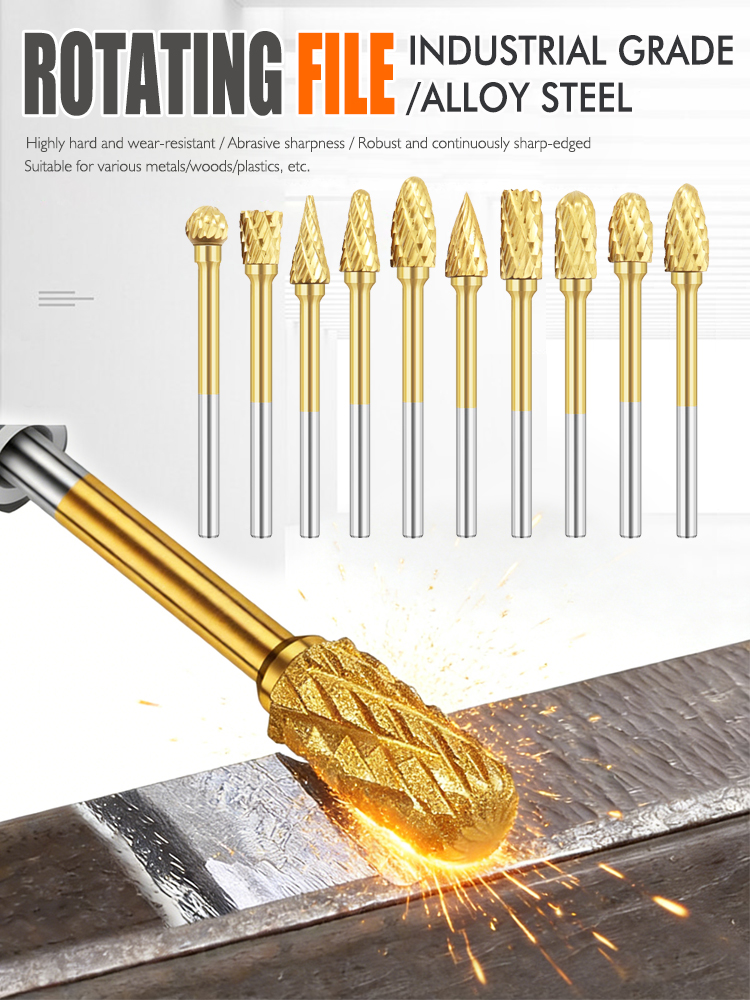 10pcs HSS Routing Router Drill - огляд і ціна Router Bits For Woodworking