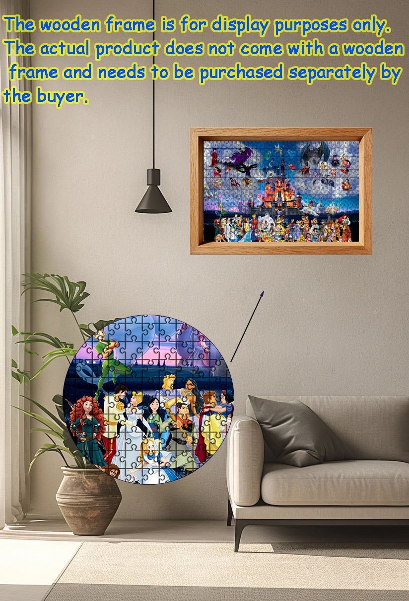 Disney Princess Puzzle 108/200 - огляд і ціна Woodworking Jigsaw