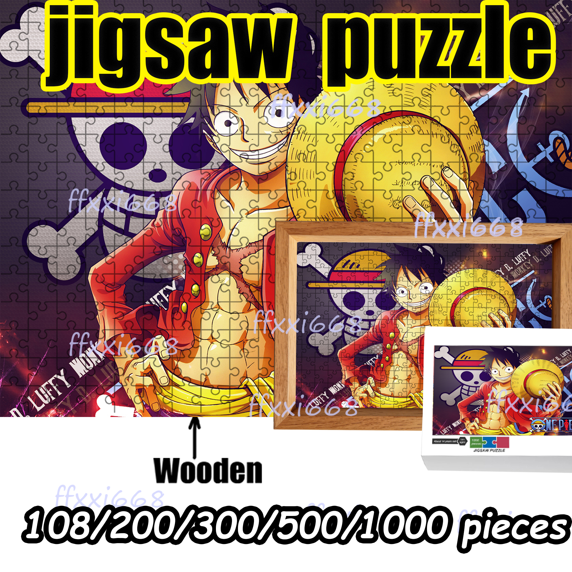 One Piece Luffy Zoro Chopper N - огляд і ціна Woodworking Jigsaw
