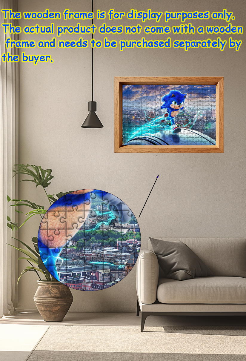 Sonic the Hedgehog Jigsaw Puzz - огляд і ціна Woodworking Jigsaw