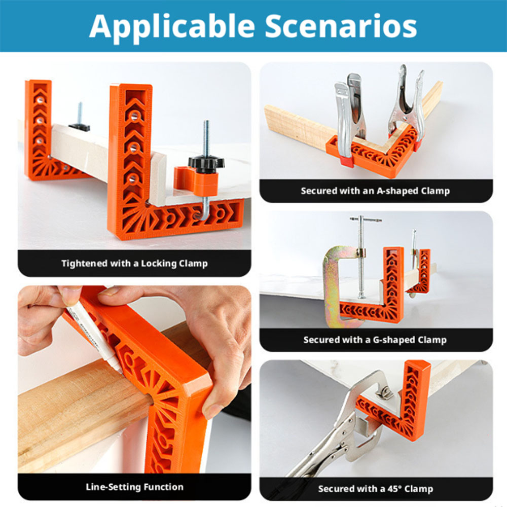 90 °   Right Angle Locator Cla - огляд і ціна Woodworking Right Angle Clamp