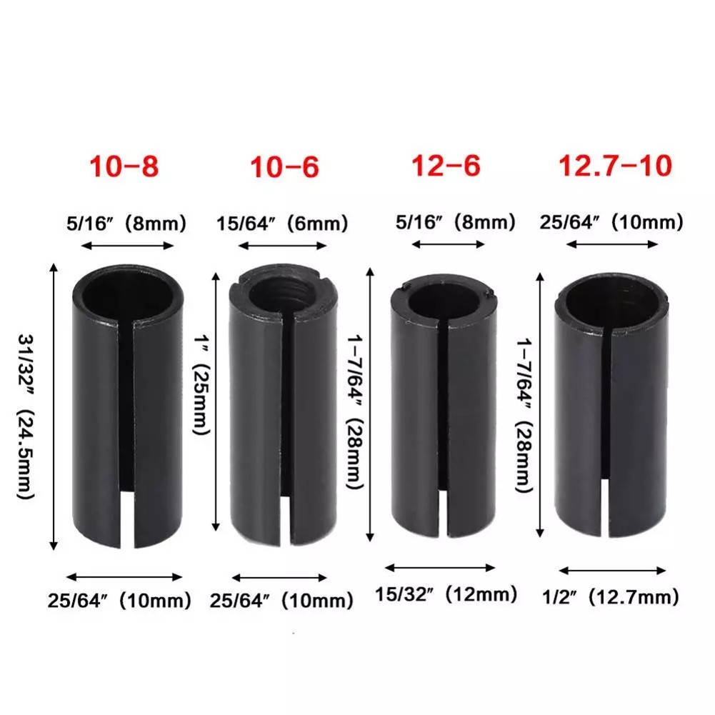 Router Bit Adapter Collet 6 6. - огляд і ціна Router Bits For Woodworking