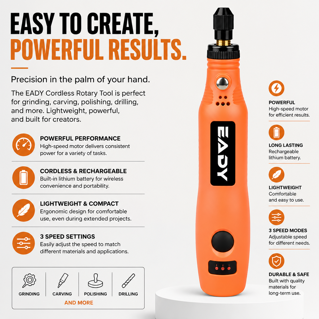 USB Cordless Rotary Tool Kit – - огляд і ціна Woodworking Kit