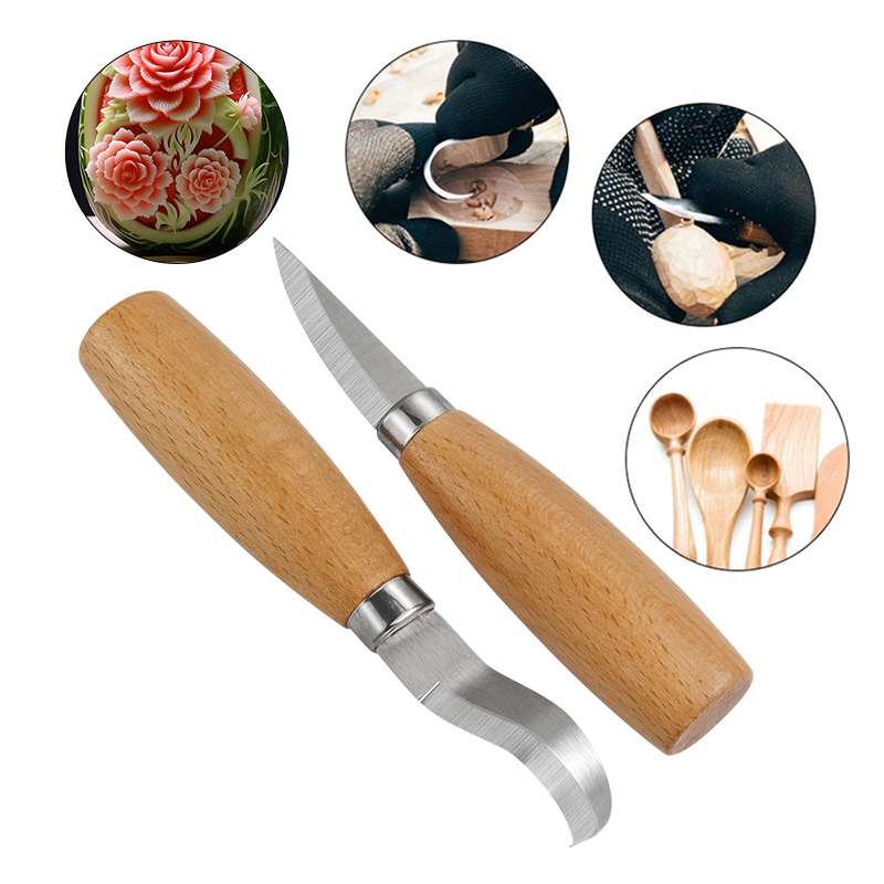 Stainless Iron Carving Knife B - огляд і ціна Woodworking Kit