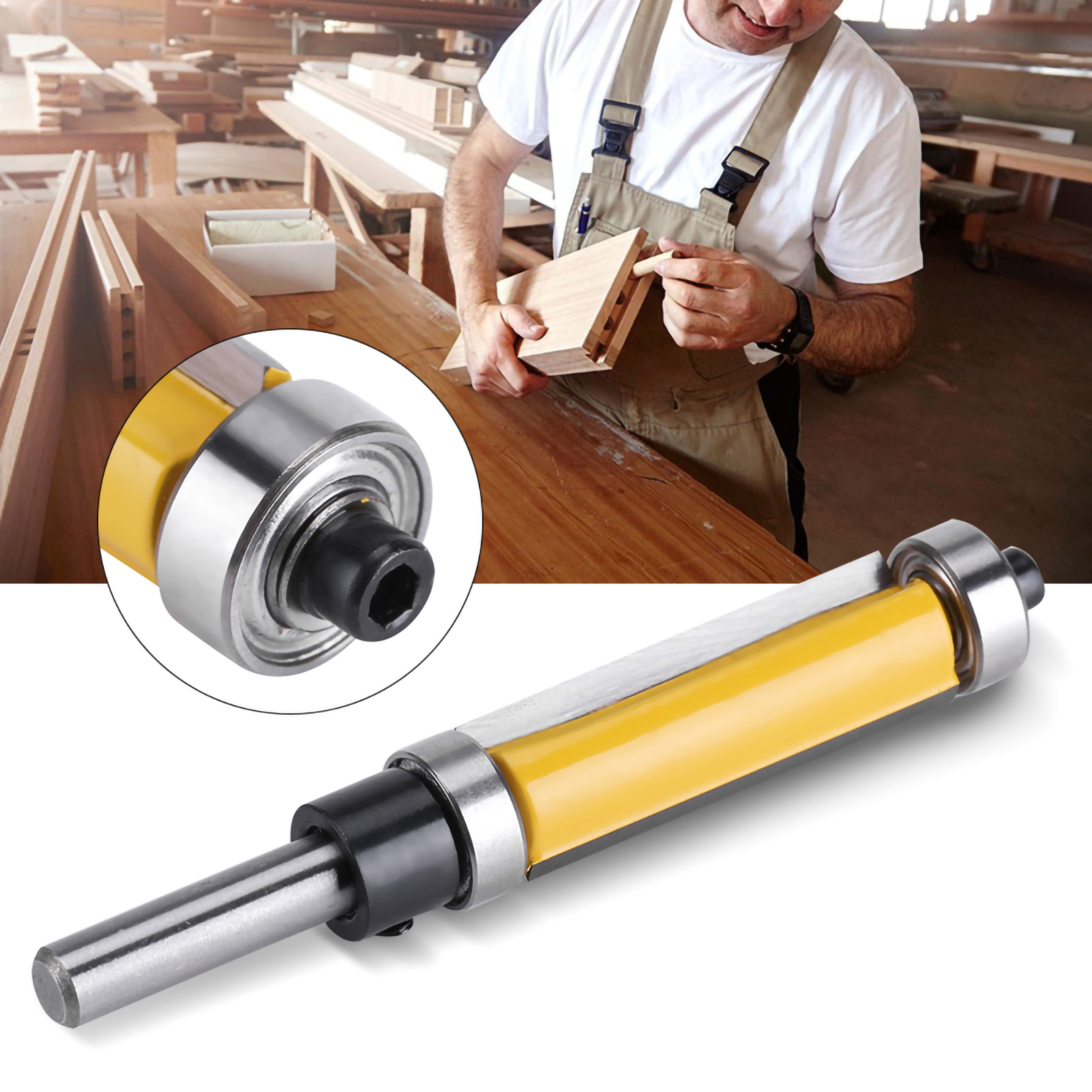 Flush Trim Router Bit with Top - огляд і ціна Router Bits For Woodworking