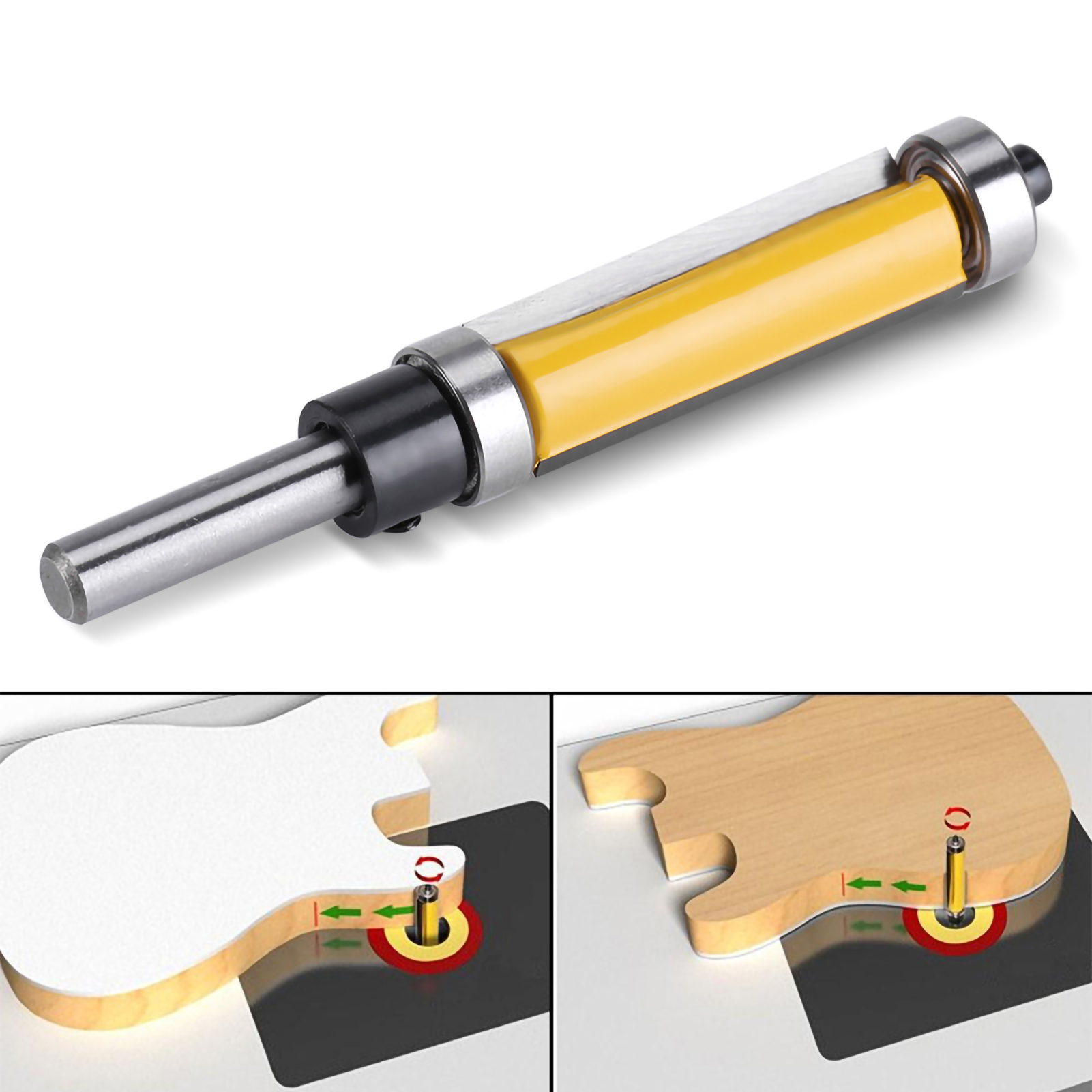 Flush Trim Router Bit with Top - огляд і ціна Router Bits For Woodworking