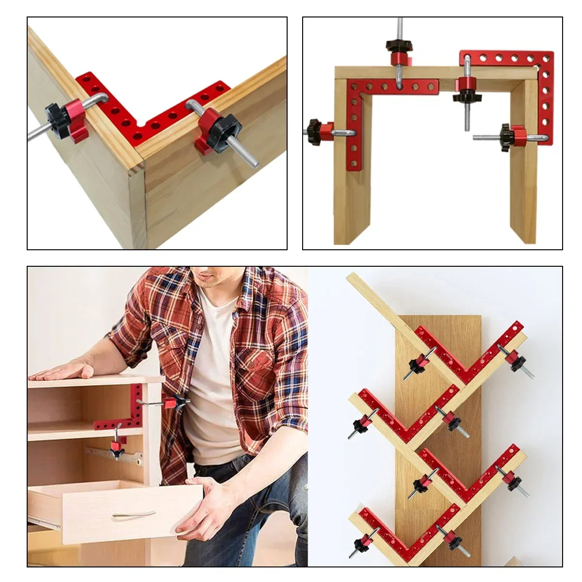 120/140/160mm Right Angle Fixi - огляд і ціна Woodworking Right Angle Clamp