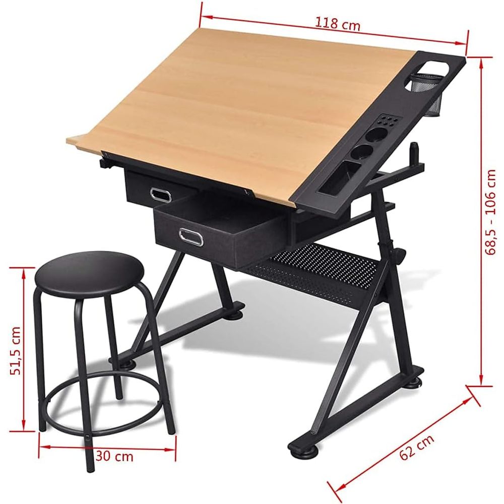 Adjustable Height Drafting Tab - огляд і ціна Wood Woodworking