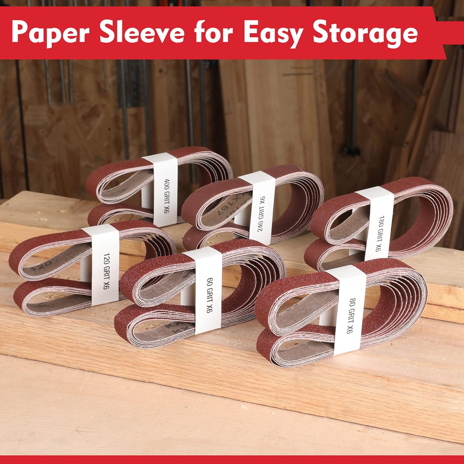 36 Pack 1x30 Inch Sanding Belt - огляд і ціна Woodworking Kit