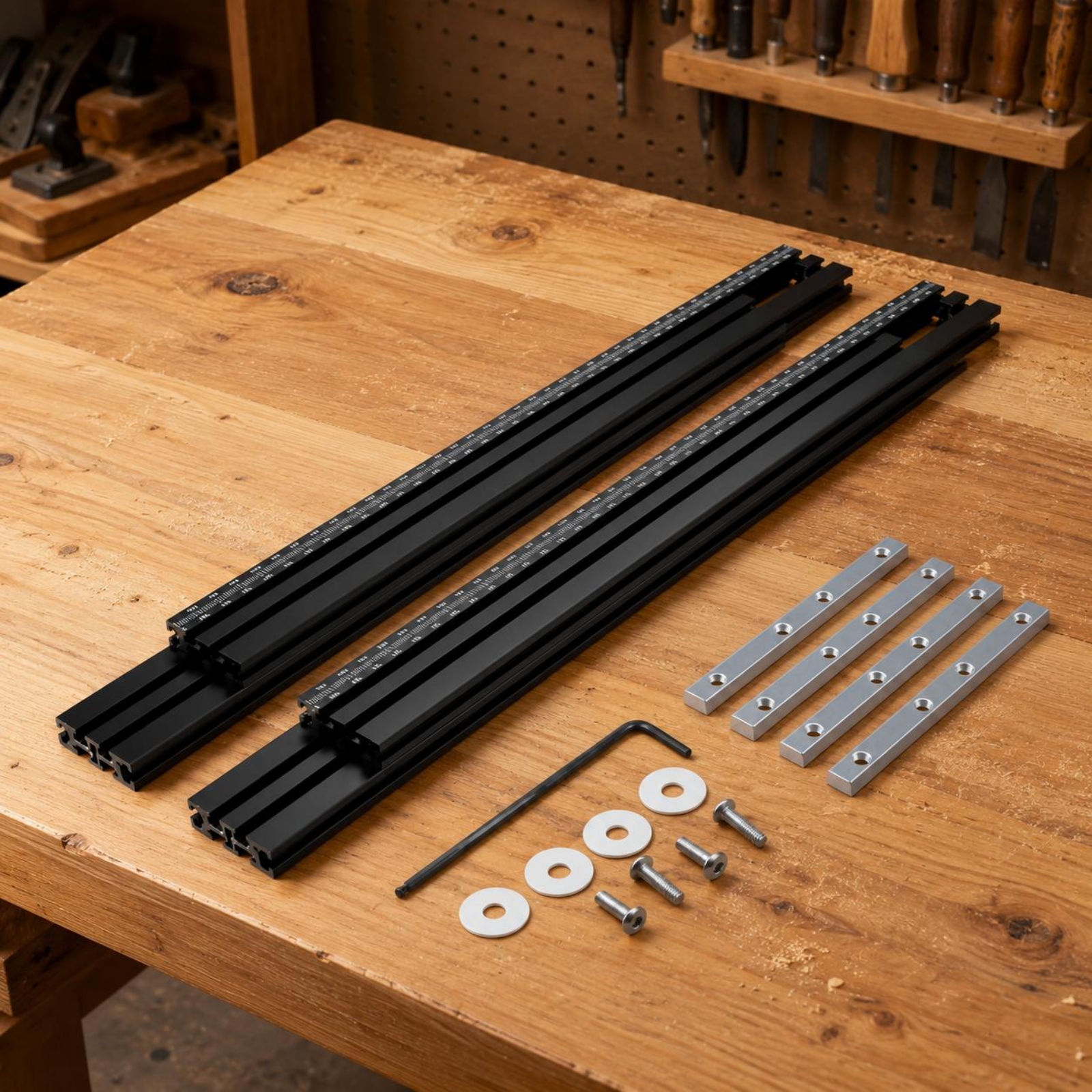 Routing Guide Tracks Metal Cut - огляд і ціна Woodworking Kit