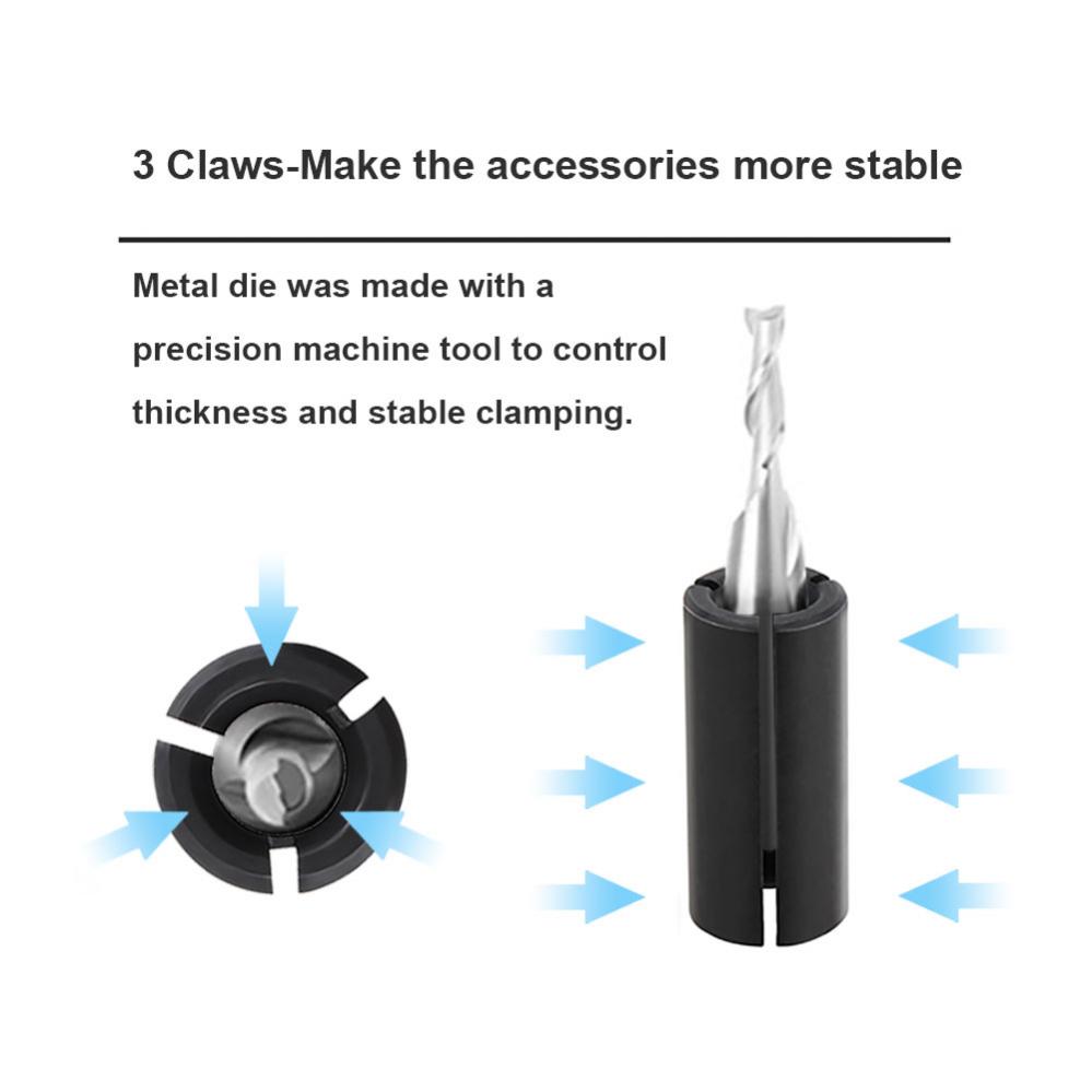 1pc 1/2 to 1/4 inch Black A3 C - огляд і ціна Router Bits For Woodworking