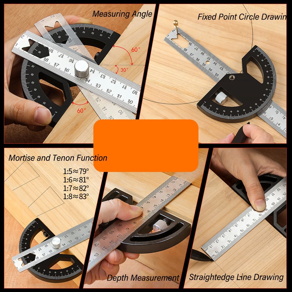 Angle Protractor Carpentry Ang - огляд і ціна Woodworking And Carpentry