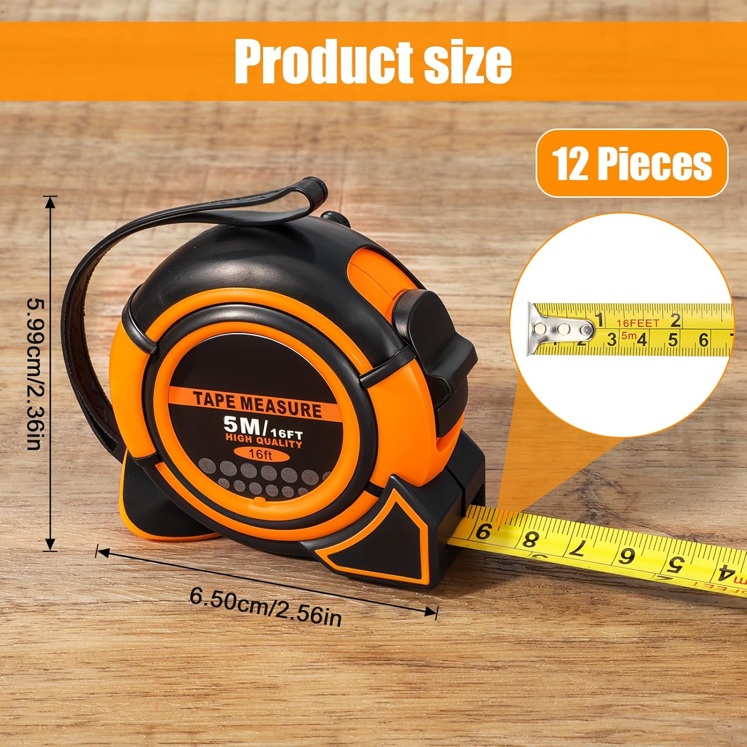 12-Piece Retractable Measuring - огляд і ціна Woodworking For Engineers