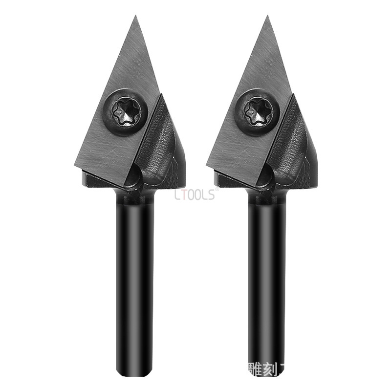 45/60-degree V-Shaped Router B - огляд і ціна Router Bits For Woodworking