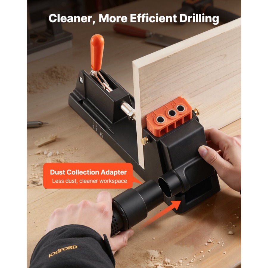 Pocket Hole Jig Kit 1/2 to 1-1 - огляд і ціна Woodworking Kit