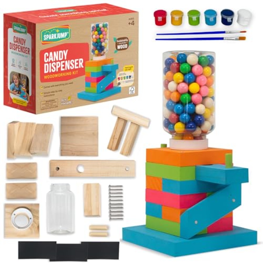 Candy Dispenser Woodworking Ki - огляд і ціна Wood Woodworking